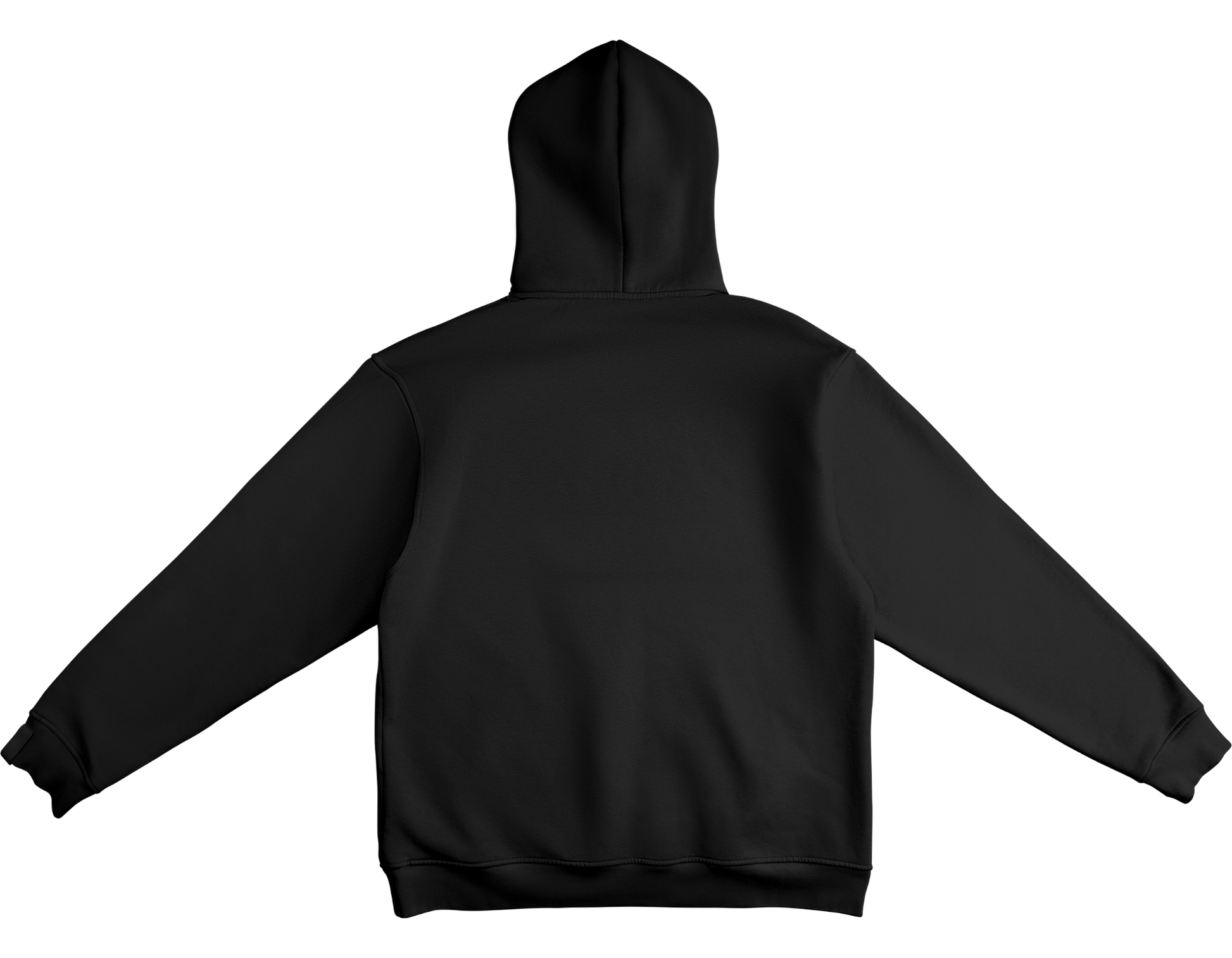 Black women’s motorcycle hoodie with Pretty Rotten helmet logo front graphic minimalist biker streetwear