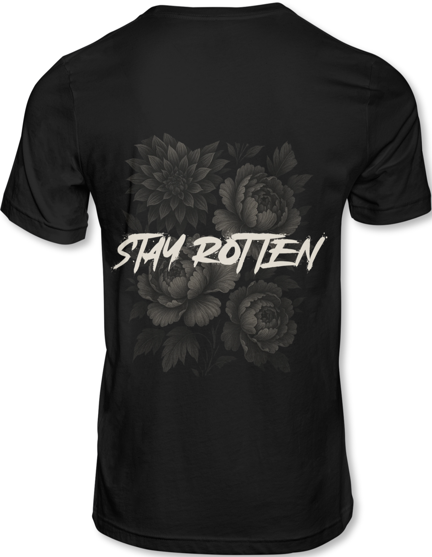 Stay Rotten Floral Shirt Dark