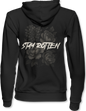 Stay Rotten Floral Hoodie Dark