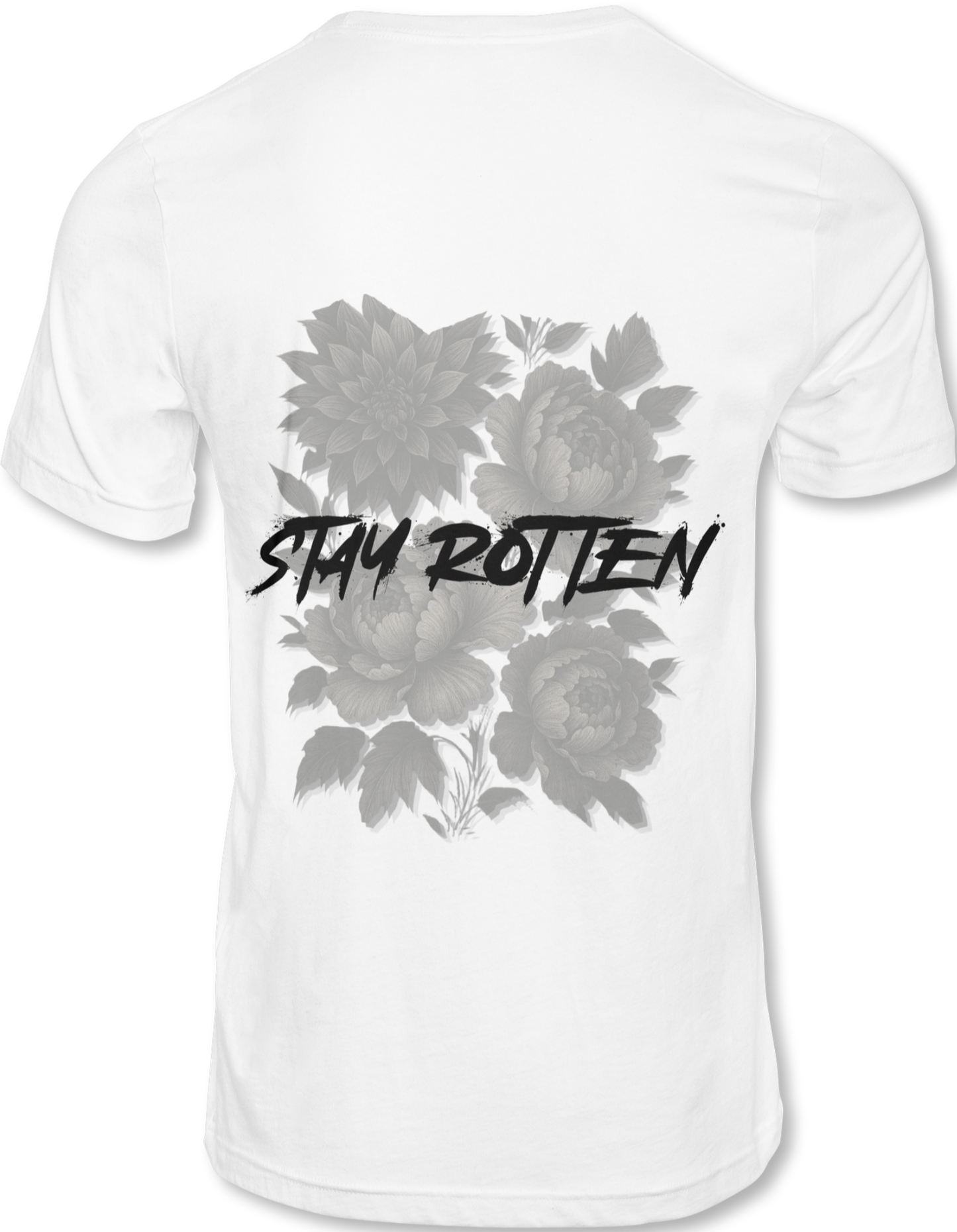 Stay Rotten Floral Shirt Dark