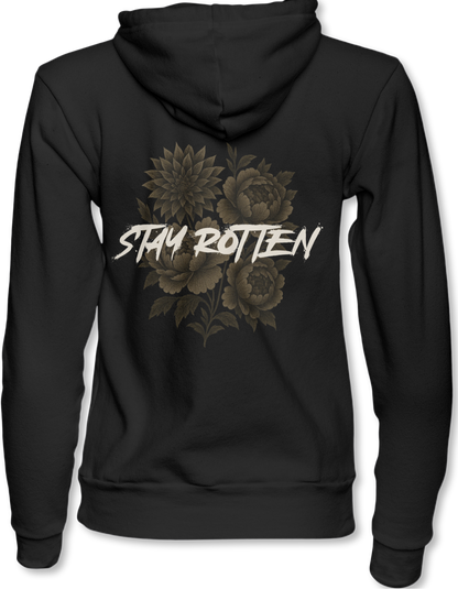Stay Rotten Floral Hoodie